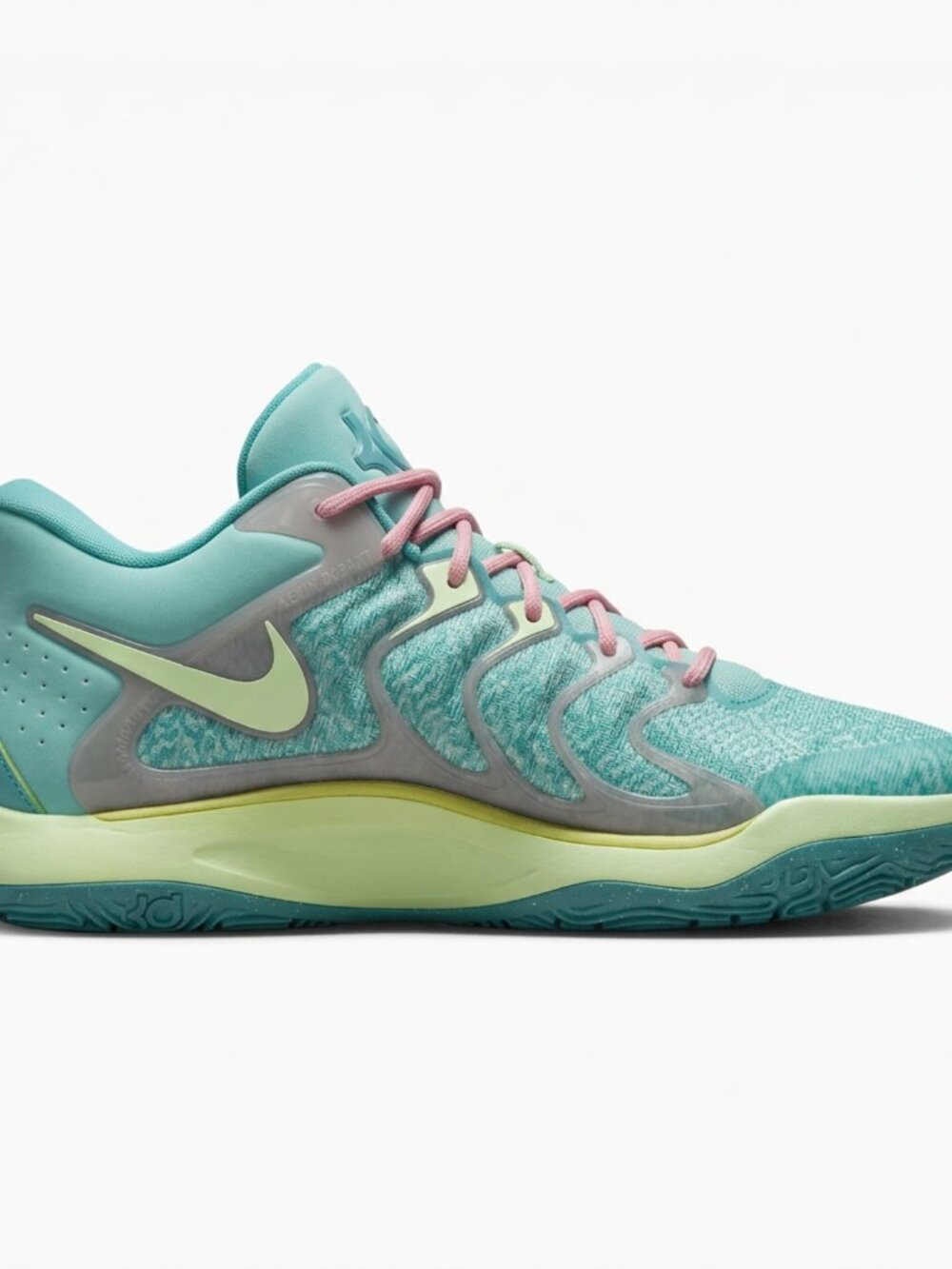Nike KD Basketball Shoe Men's Turquoise Used Sz 11